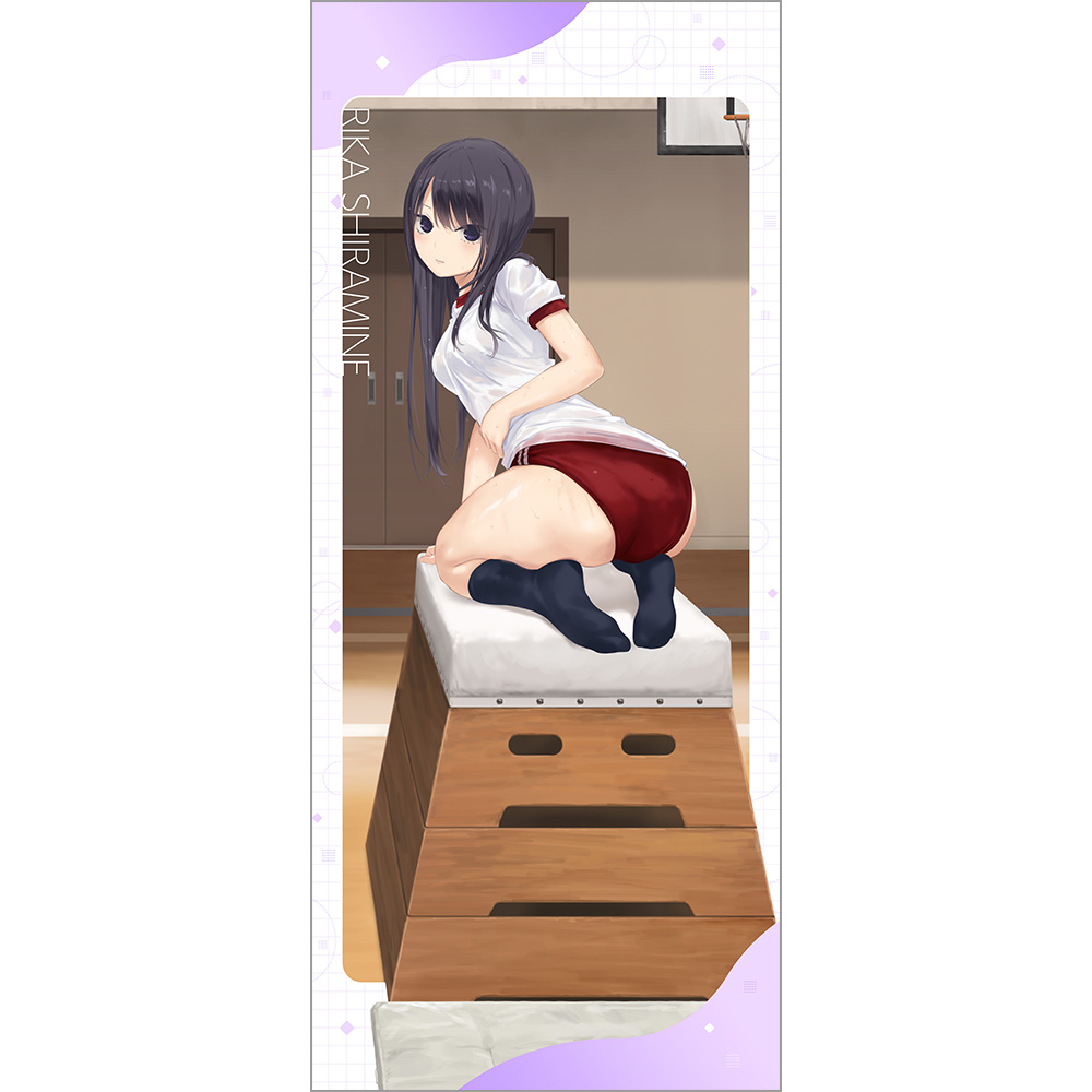 【カーテン魂】珈琲貴族先生 描き下ろし特大タペストリー （白峰莉花/跳び箱）