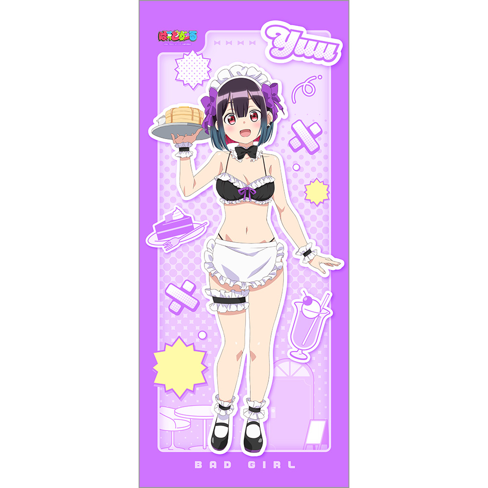 【カーテン魂】ばっどがーる 描き下ろし特大タペストリー （優谷優/メイド水着）