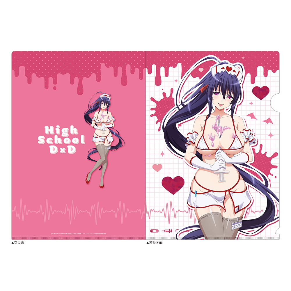 【カーテン魂】ハイスクールD×D HERO クリアファイル （姫島朱乃/白ナース）