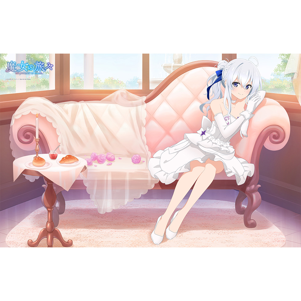 【カーテン魂】魔女の旅々 描き下ろしタオルケット （イレイナ/舞踏会）