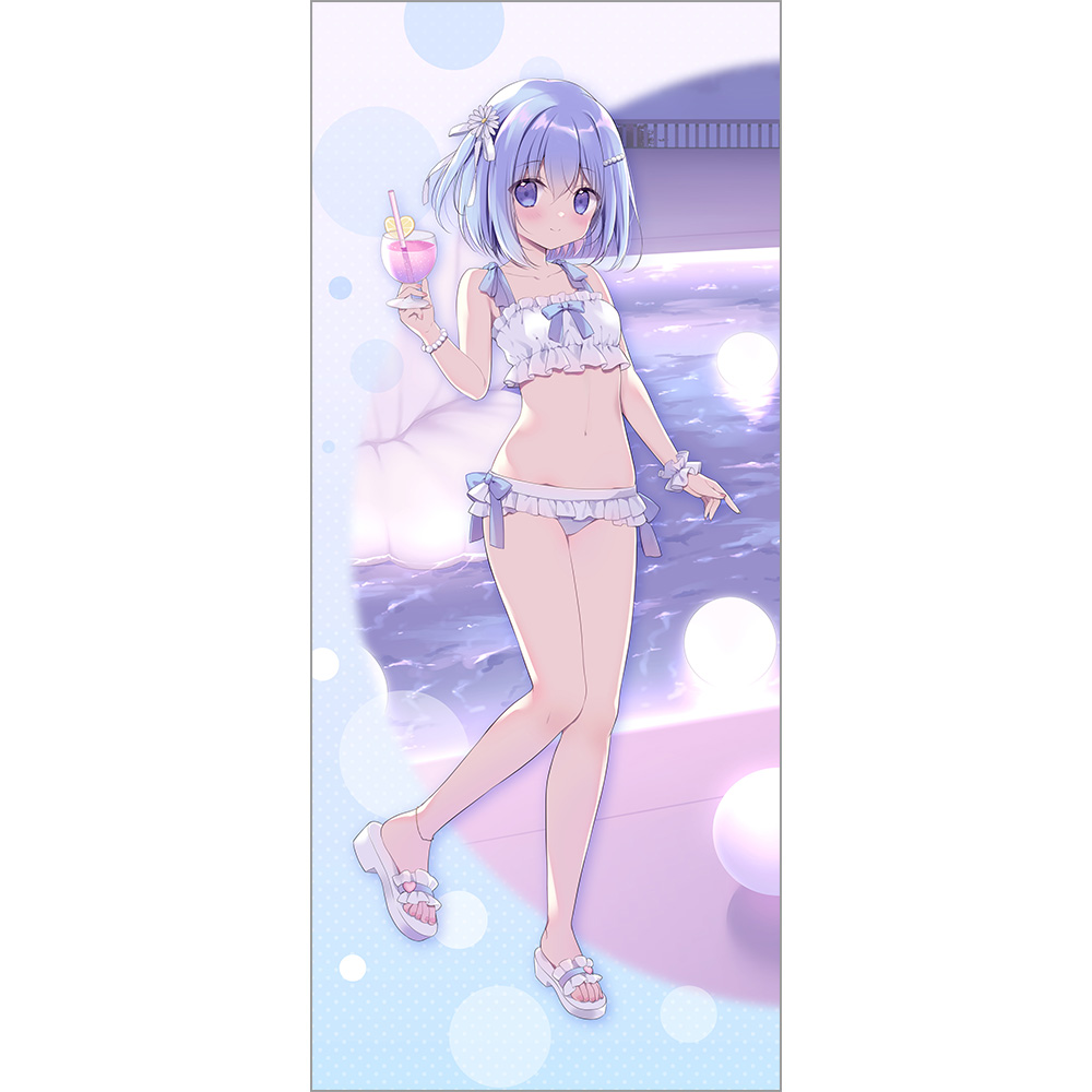 【カーテン魂】宮坂みゆ先生 描き下ろし特大タペストリー （椎乃/ナイトプール）