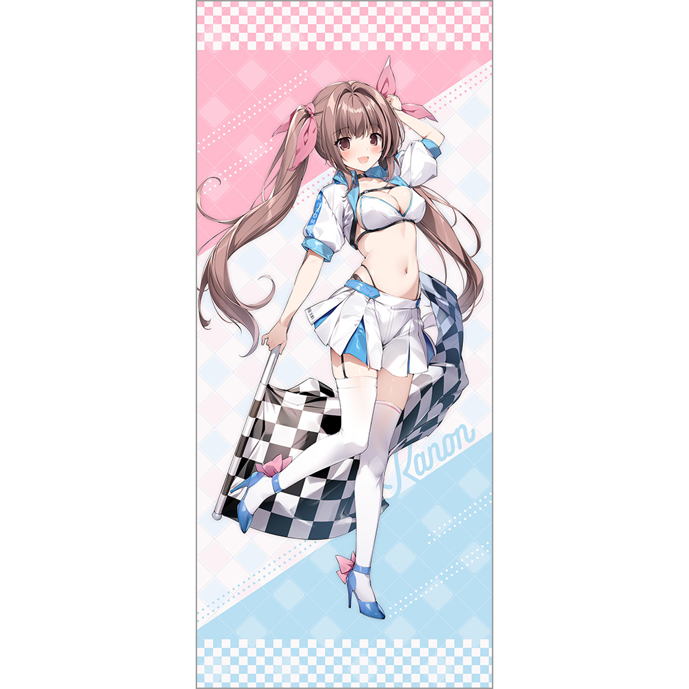 【カーテン魂】karory先生 描き下ろし特大タペストリー （蒼海夏音/レースクイーン）