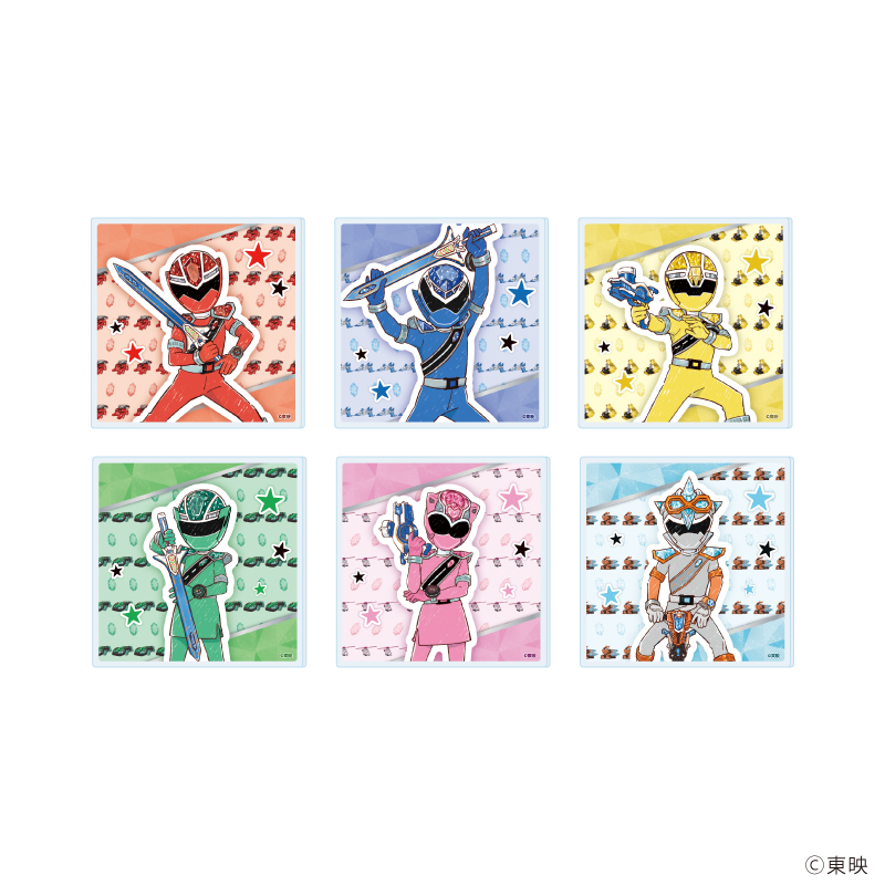 【A3】アクリルマグネット「魔進戦隊キラメイジャー」01/ブラインド（全6種）（グラフアートイラスト） 1BOX入数：6