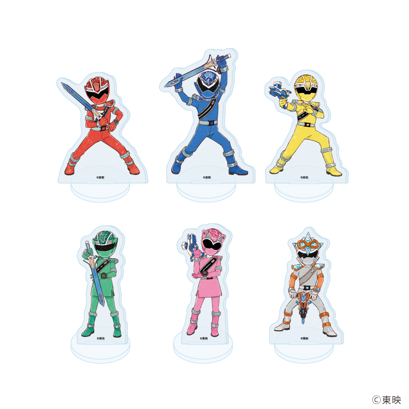【A3】アクリルぷちスタンド「魔進戦隊キラメイジャー」01/ブラインド（全6種）（グラフアートイラスト） 1BOX入数：6