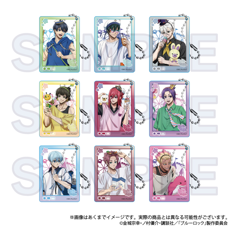 【Y Line】ブルーロック トレーディングアクリルキーホルダー テーマパークver. 1BOX入数：9