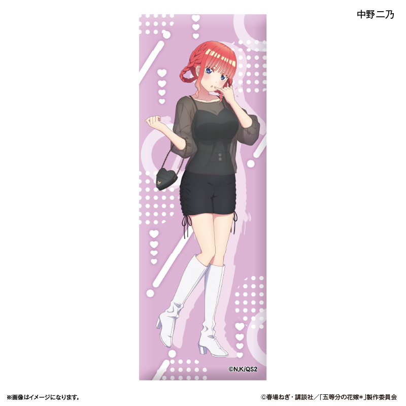【カルチュア・エンタテインメント】TVスペシャルアニメ「五等分の花嫁＊」 ロング缶バッジ 中野二乃