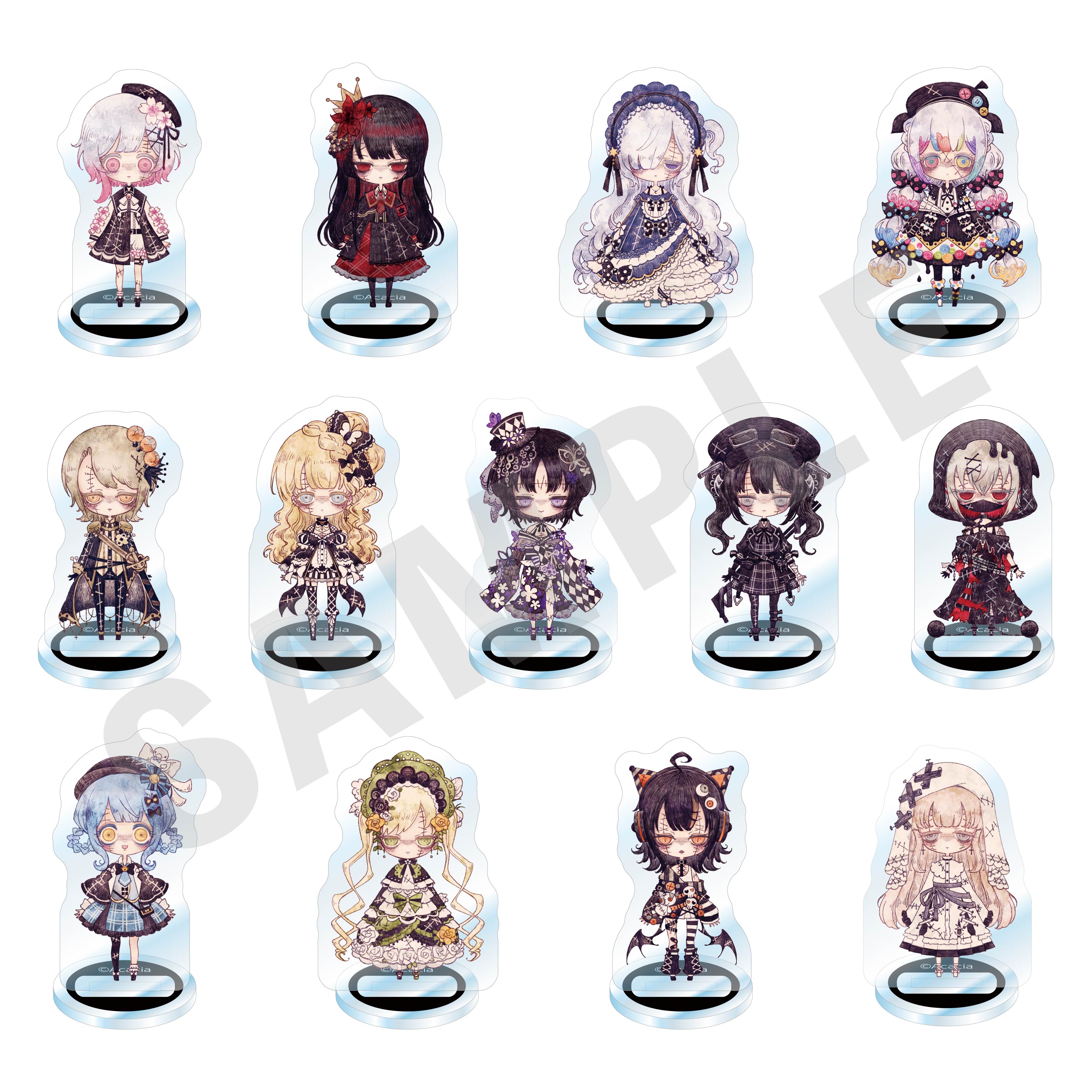 【coly】魔法少女ノ魔女裁判 トレーディング ミニミニアクリルスタンド （全13種） 1BOX入数：13
