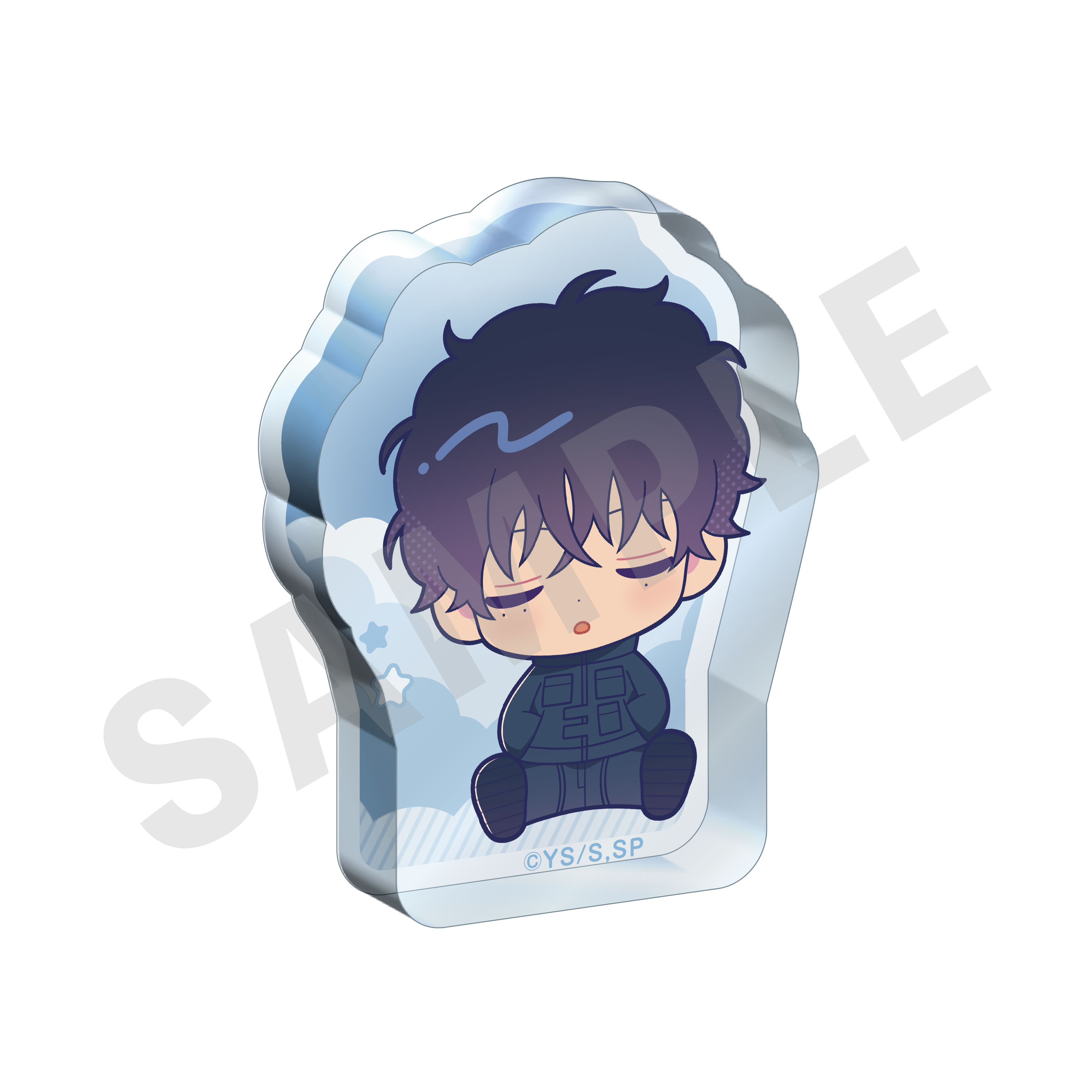 【coly】SAKAMOTO DAYS ミニキャラおやすみシリーズ ミニアクリルブロック （夏生）