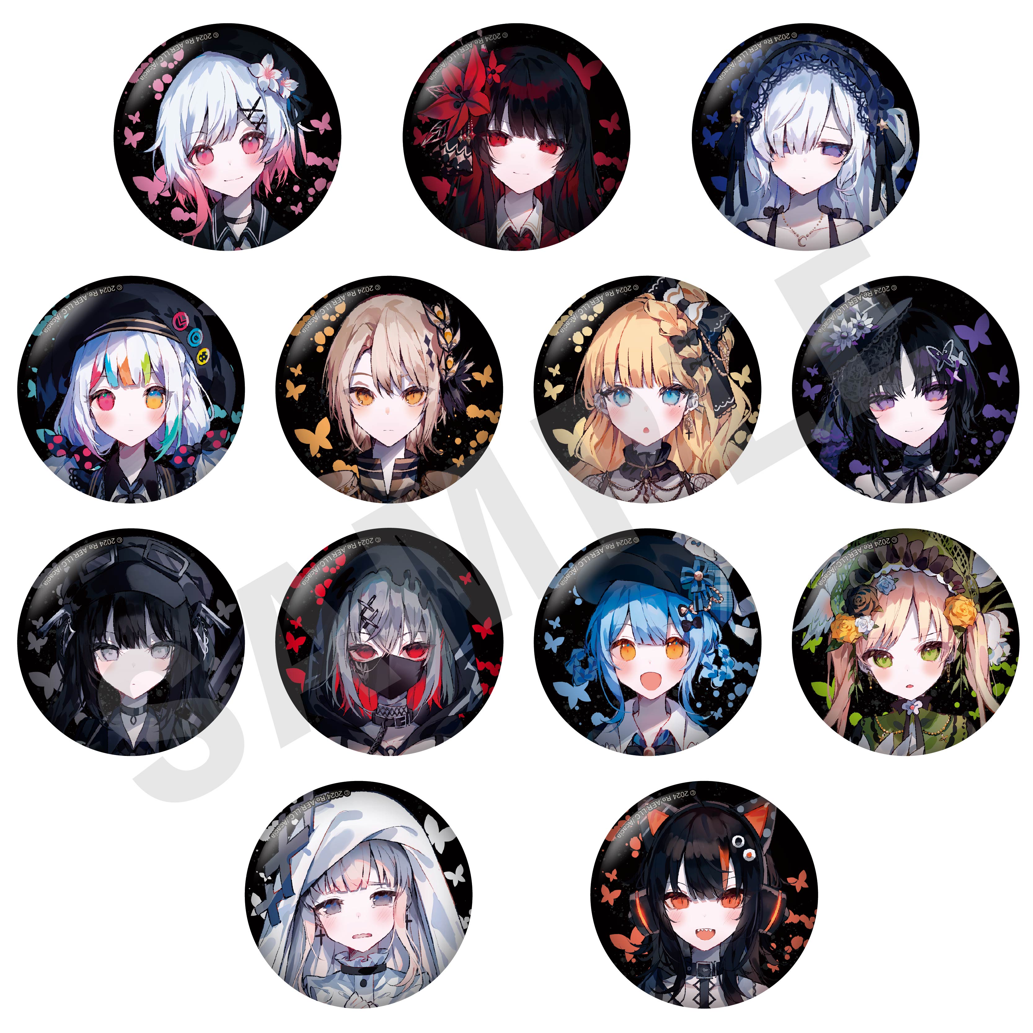 【coly】魔法少女ノ魔女裁判 トレーディング缶バッジ （全13種） 1BOX入数：13