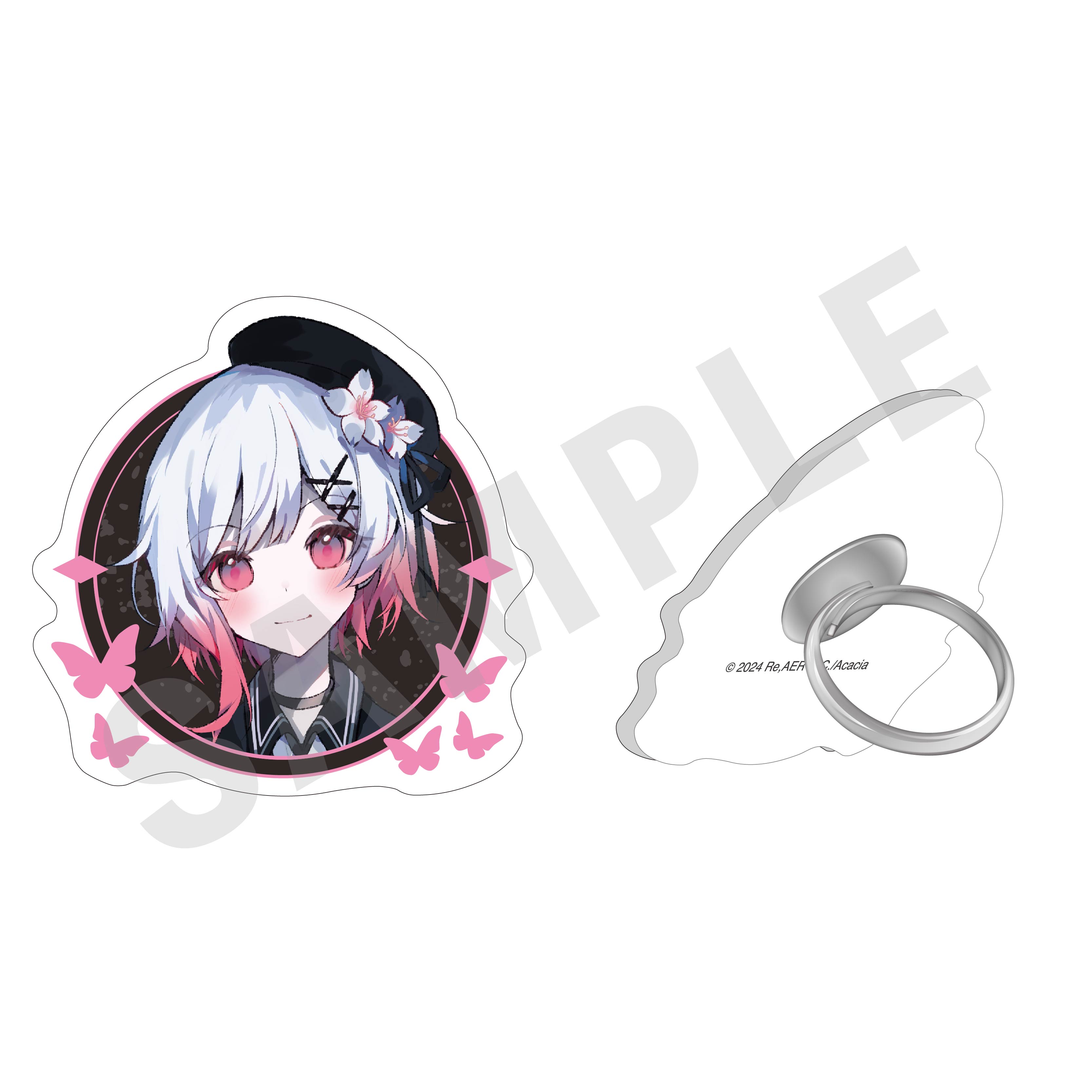 【coly】魔法少女ノ魔女裁判 ふぃんこれ アクリルリング （桜羽エマ）
