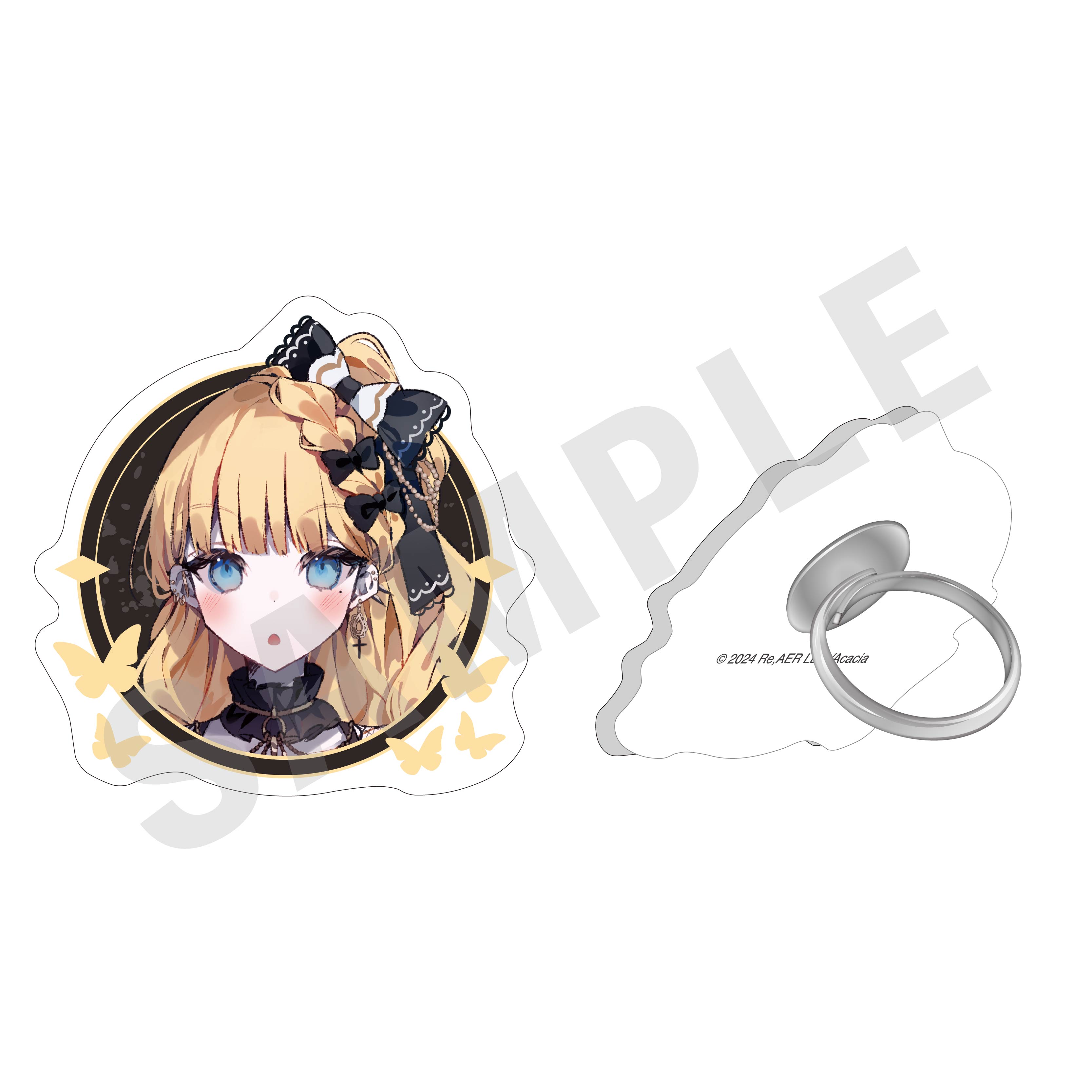 【coly】魔法少女ノ魔女裁判 ふぃんこれ アクリルリング （佐伯ミリア）