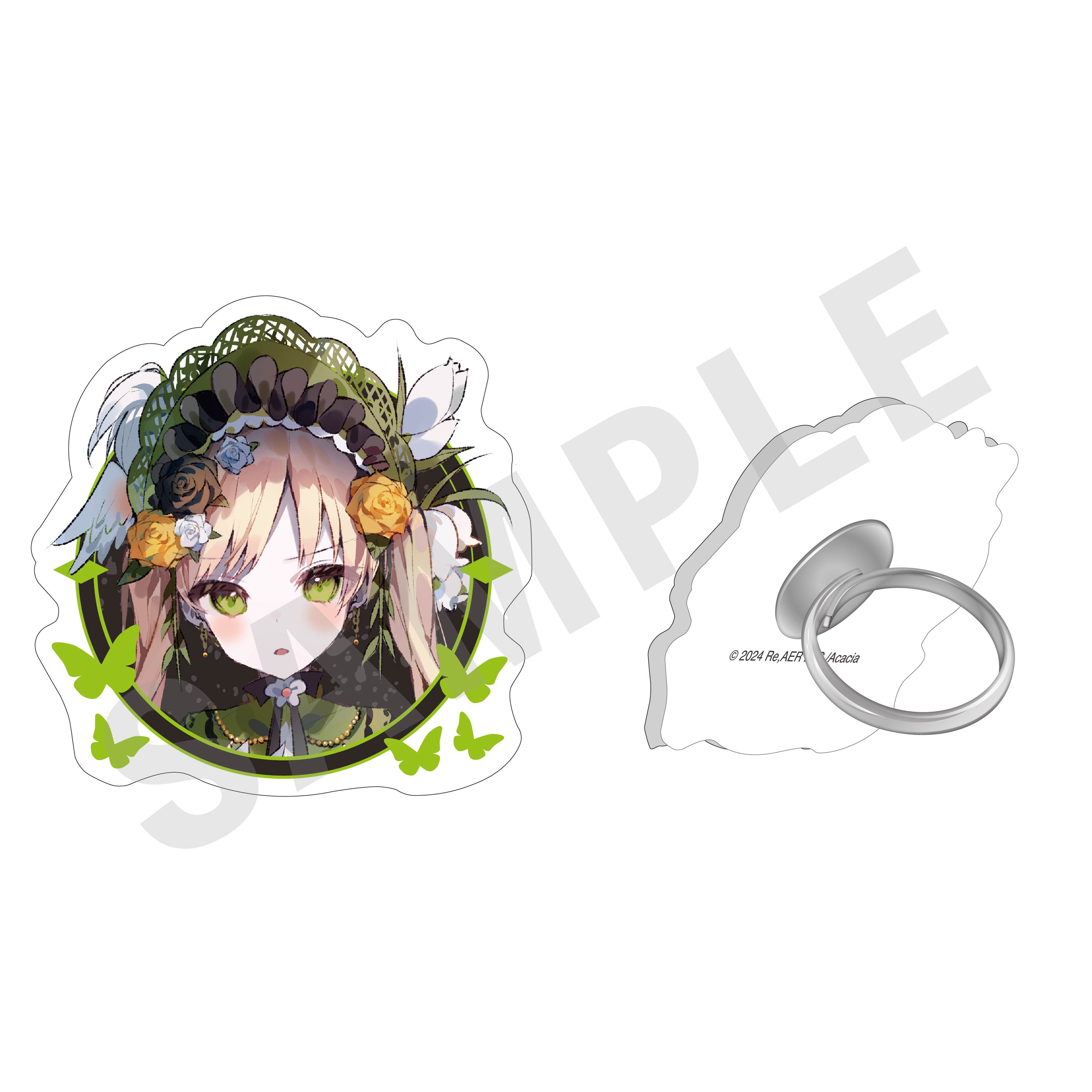 【coly】魔法少女ノ魔女裁判 ふぃんこれ アクリルリング （遠野ハンナ）