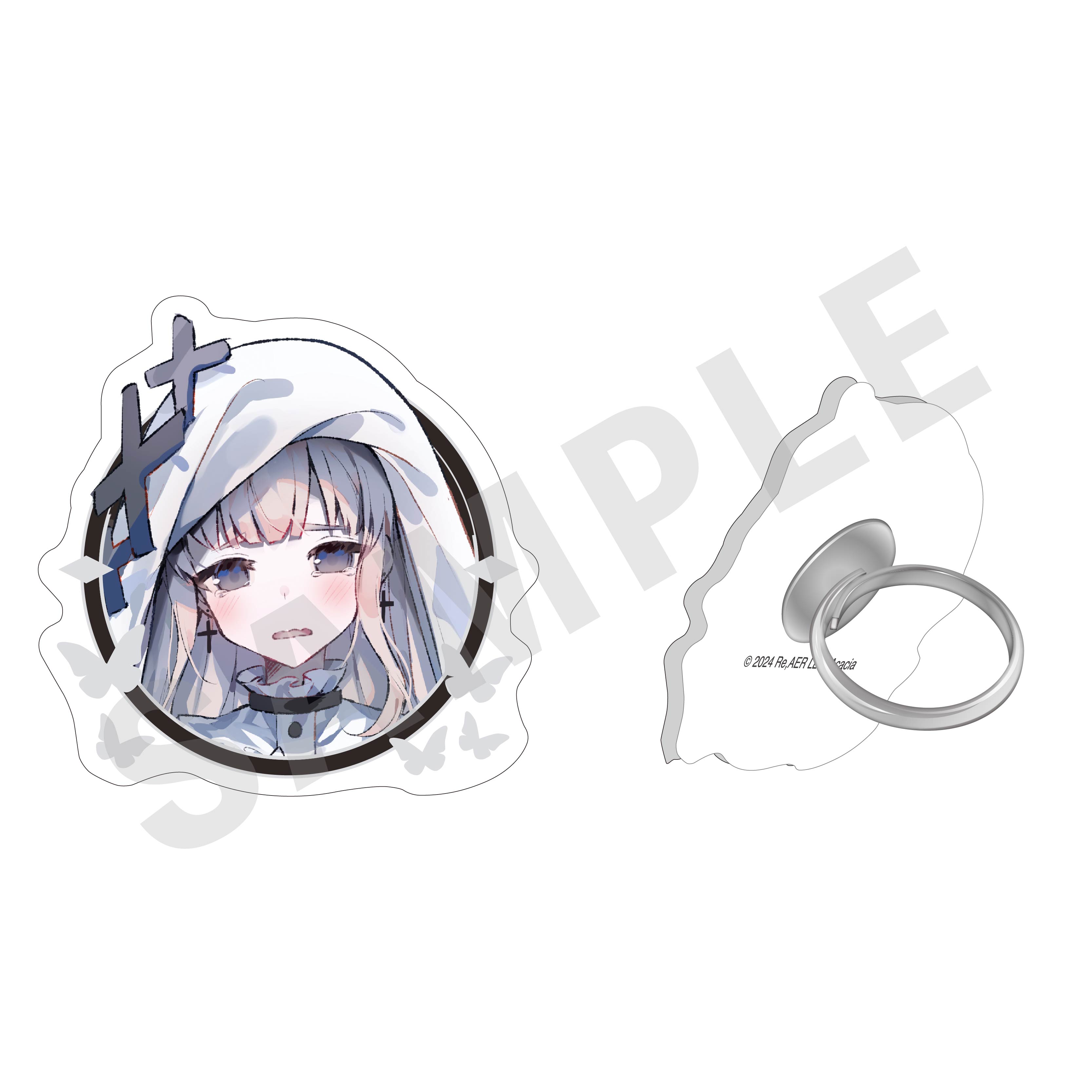 【coly】魔法少女ノ魔女裁判 ふぃんこれ アクリルリング （氷上メルル）