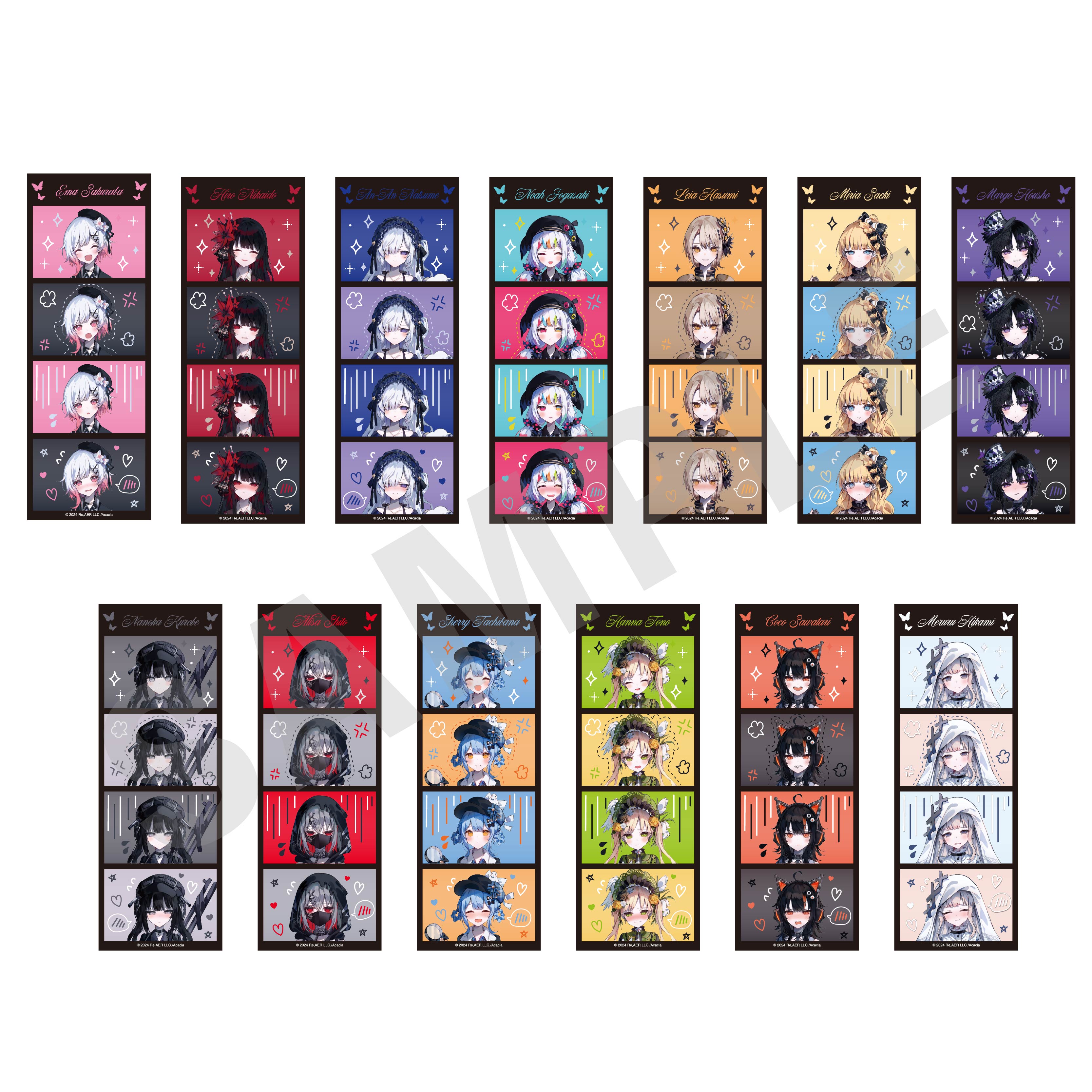 【coly】魔法少女ノ魔女裁判 トレーディング喜怒哀楽風しおり （全13種） 1BOX入数：13