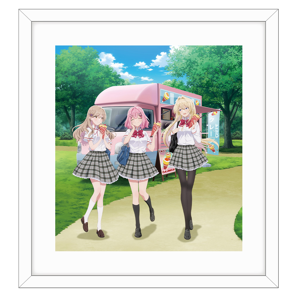 【カーテン魂】わたしが恋人になれるわけないじゃん、ムリムリ! (※ムリじゃなかった!?) 描き下ろし複製原画 (制服)