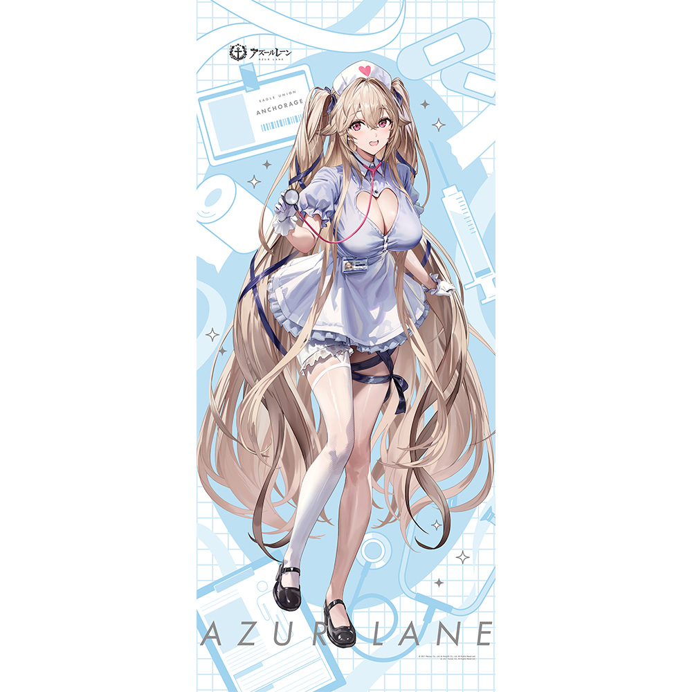 【カーテン魂】アズールレーン 描き下ろし特大タペストリー (アンカレッジ/ナース)