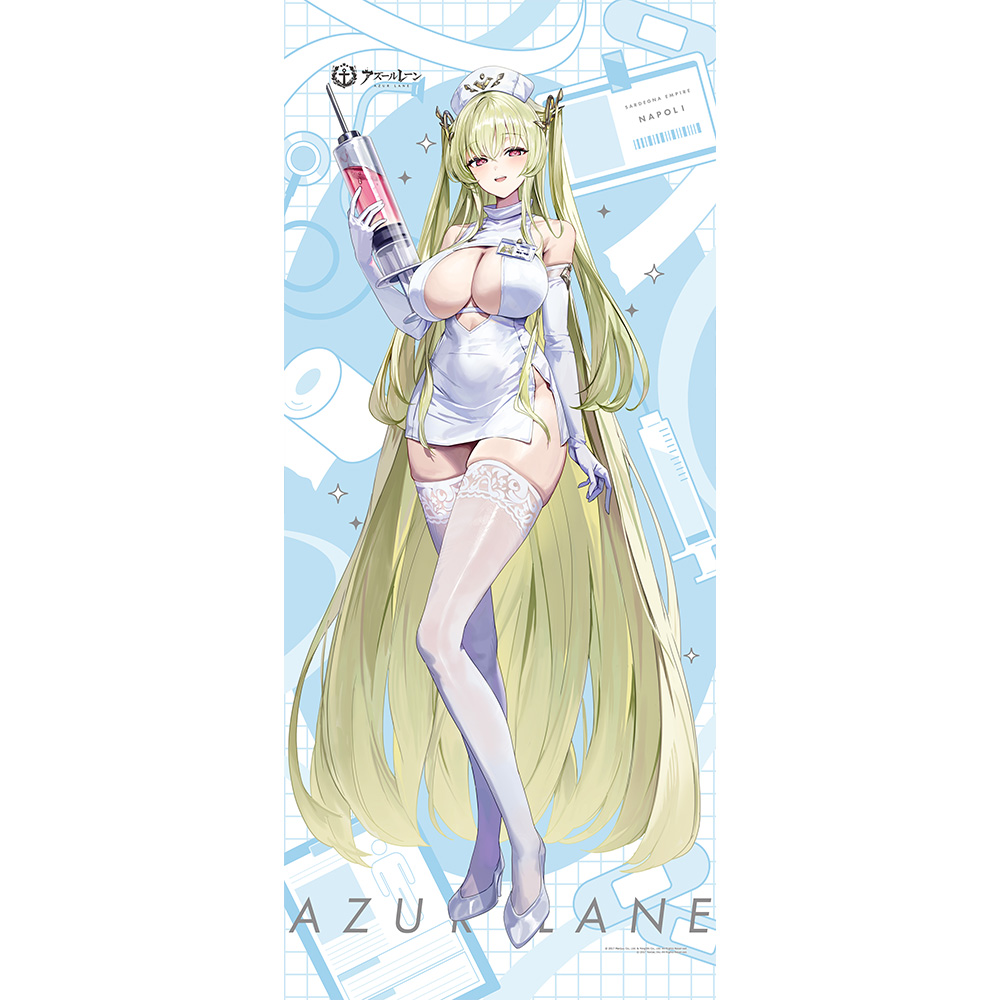 【カーテン魂】アズールレーン 描き下ろし特大タペストリー (ナポリ/ナース)