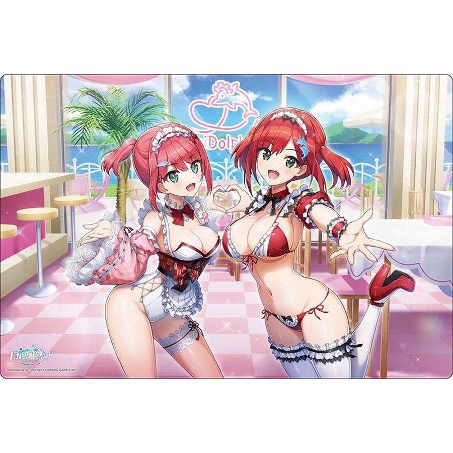 【ブシロード】ブシロード ラバーマットコレクション V2 Vol.1832 ドルフィンウェーブ『入華&小針』メイド姉妹のお給仕タイム！ver.