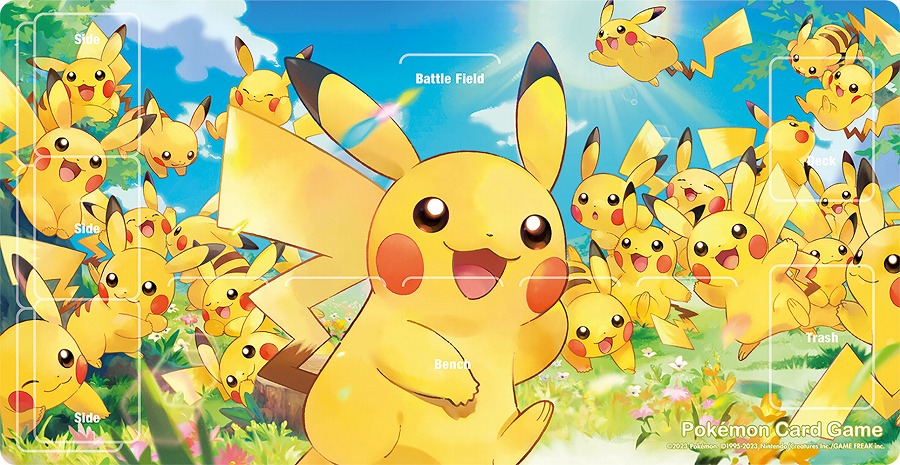 【ポケモン】ポケモンカードゲーム ラバープレイマット ピカチュウ大集合