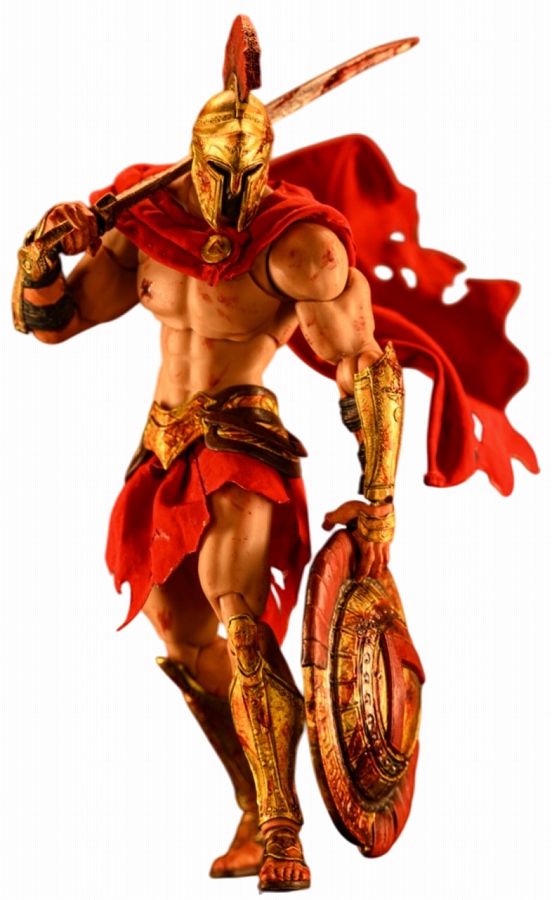 【WIND TOYS】WIND TOYS Spartan King Leonidas I（スパルタンキング レオニダス） 1/12スケール 可動フィギュア ダメージ版