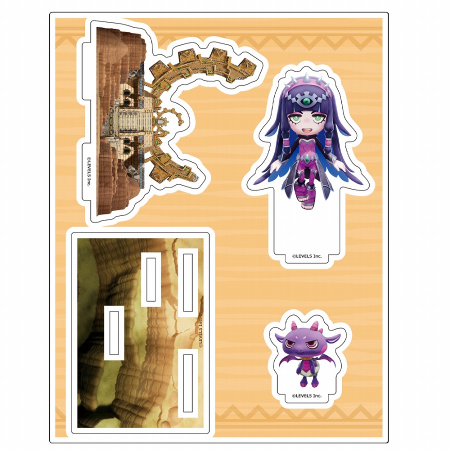 【KADOKAWA】『ファンタジーライフi グルグルの竜と時をぬすむ少女』 オリジナルアクリルジオラマ 大穴 （カーラ&黒いミニドラゴン）