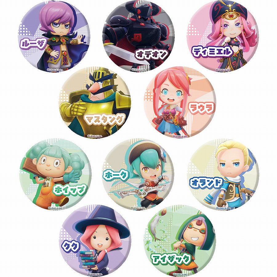 【KADOKAWA】『ファンタジーライフi グルグルの竜と時をぬすむ少女』 仲間キャラクタートレーディング缶バッジ Vol.2 1BOX入数：10