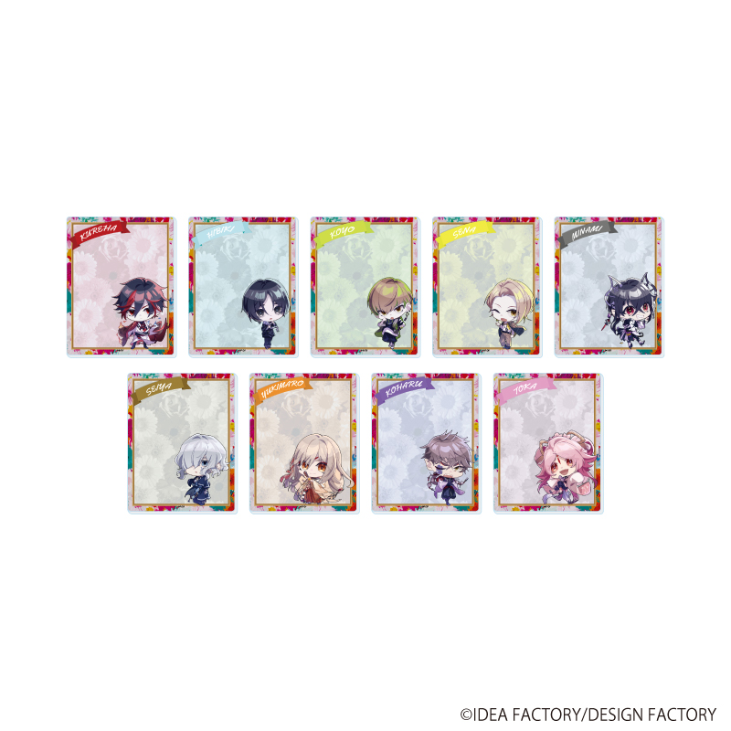 【A3】アクリルカード「9 R.I.P.」03/ちびキャラデザイン ブラインド（全9種）（公式イラスト） 1BOX入数：9