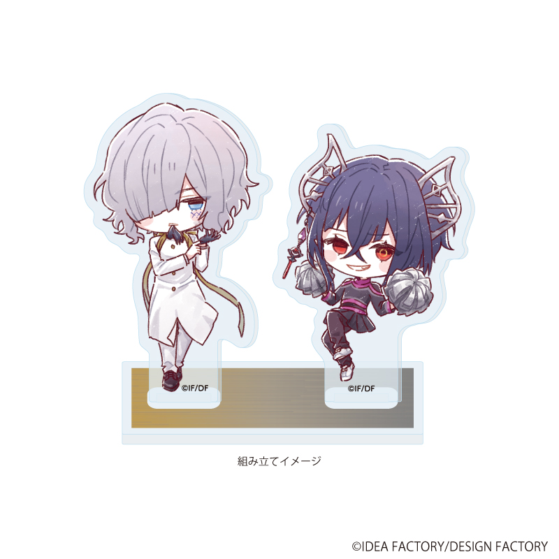 【A3】アクリルスタンドプレート「9 R.I.P.」08/魅ナミ&聖ヤ 応援団ver.（グラフアートイラスト）