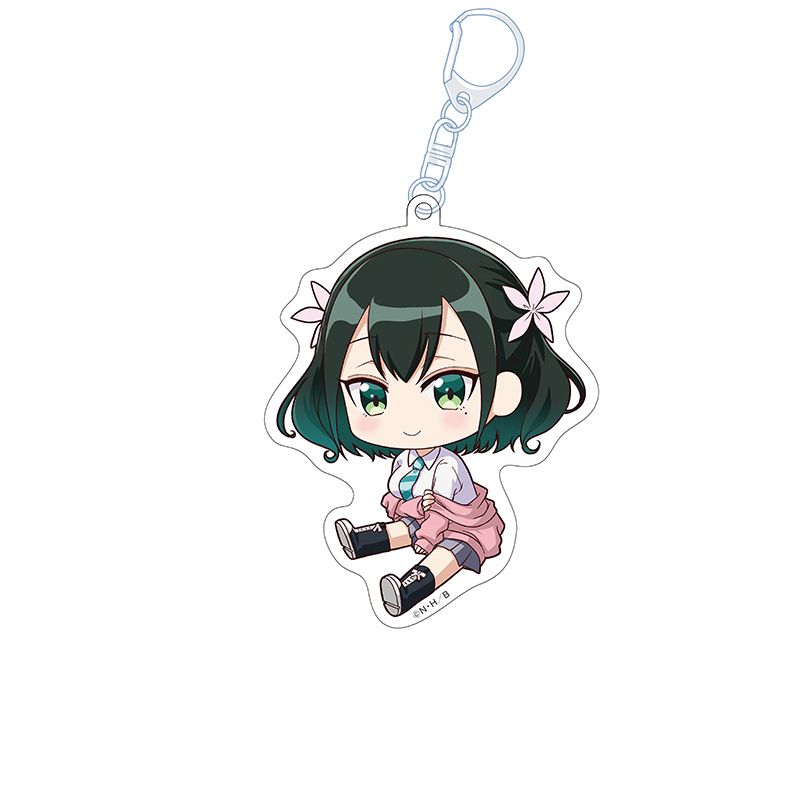 【ペンギンパレード】ばっどがーる ぺたん娘アクリルキーホルダー 瑠璃葉るら