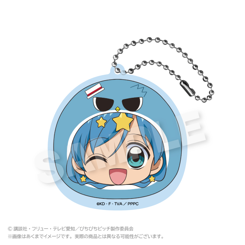 【ステラノーツ】ぴちぴちピッチ まるめいつアクリルキーホルダー 波音