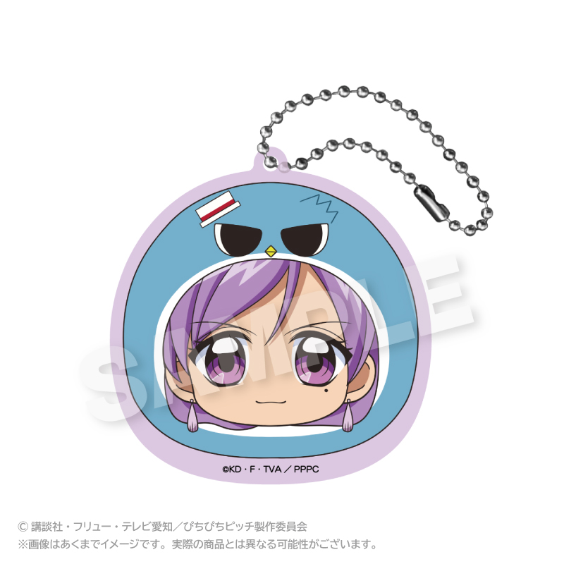 【ステラノーツ】ぴちぴちピッチ まるめいつアクリルキーホルダー かれん