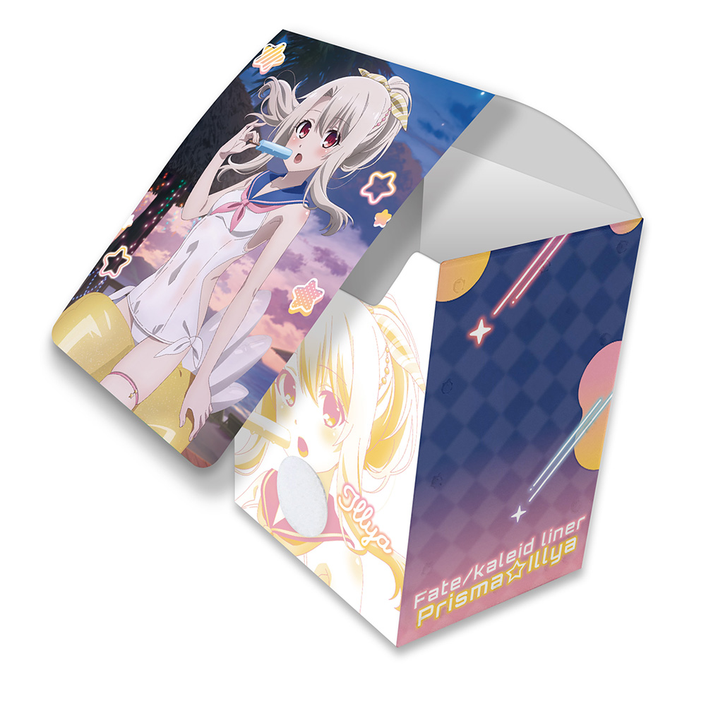 【カーテン魂】劇場版「Fate/kaleid liner プリズマ☆イリヤ Licht 名前の無い少女」 描き下ろしデッキケース (イリヤ/セーラー水着)