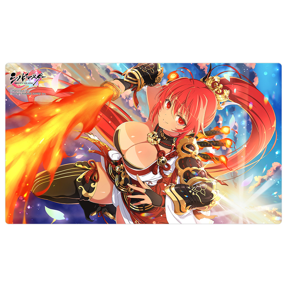 【カーテン魂】シノビマスター 閃乱カグラ NEW LINK ラバーマット (焔/紅勾の焔)