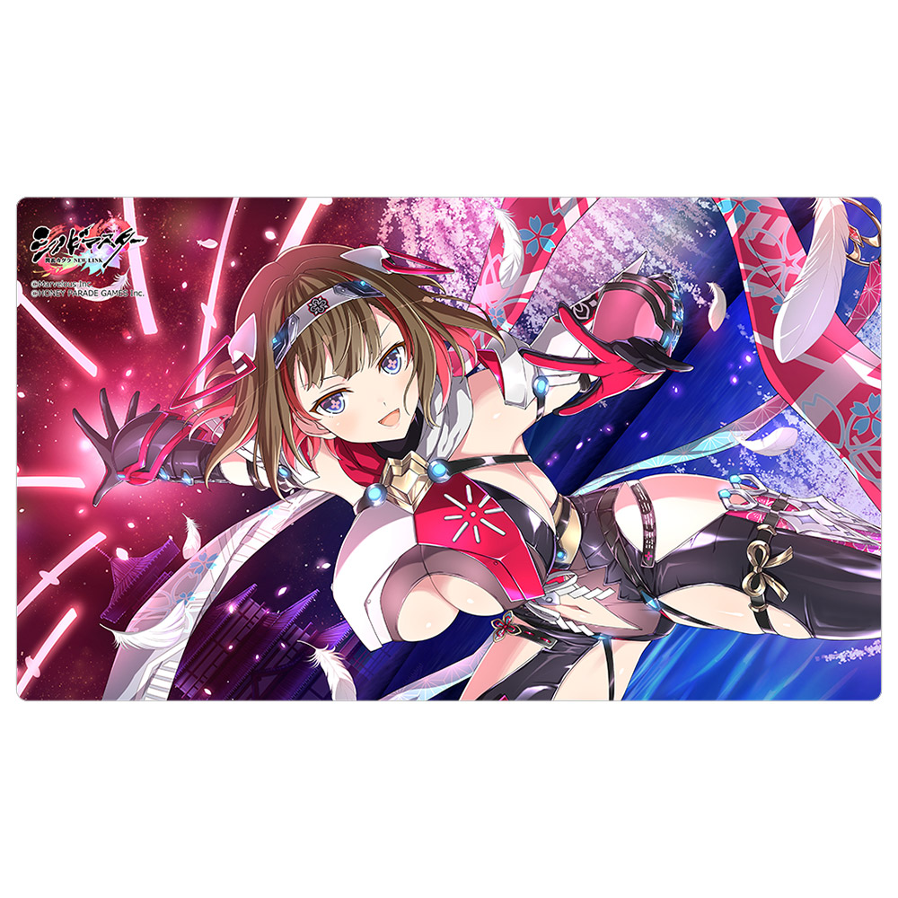 【カーテン魂】シノビマスター 閃乱カグラ NEW LINK ラバーマット (鴇/盛・伝説爆乳祭・参)