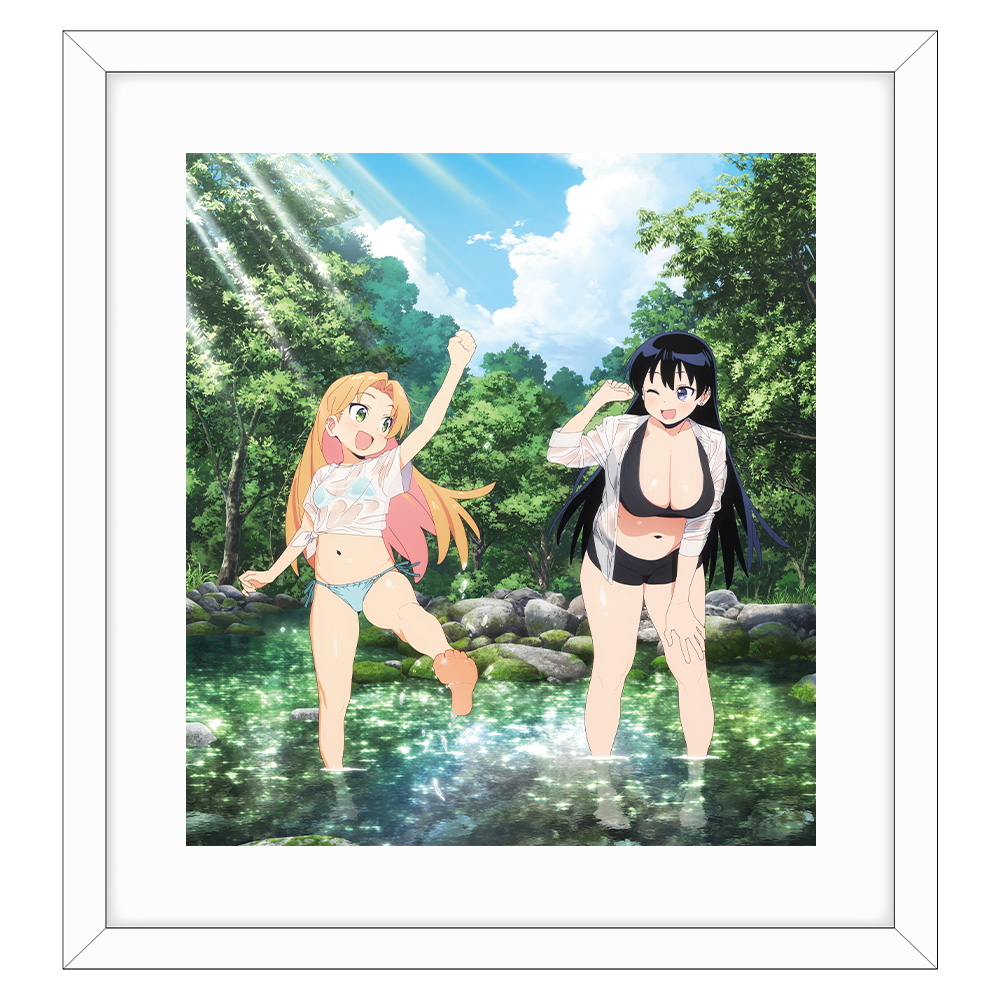 【カーテン魂】瑠璃の宝石 描き下ろし複製原画 (水遊び)