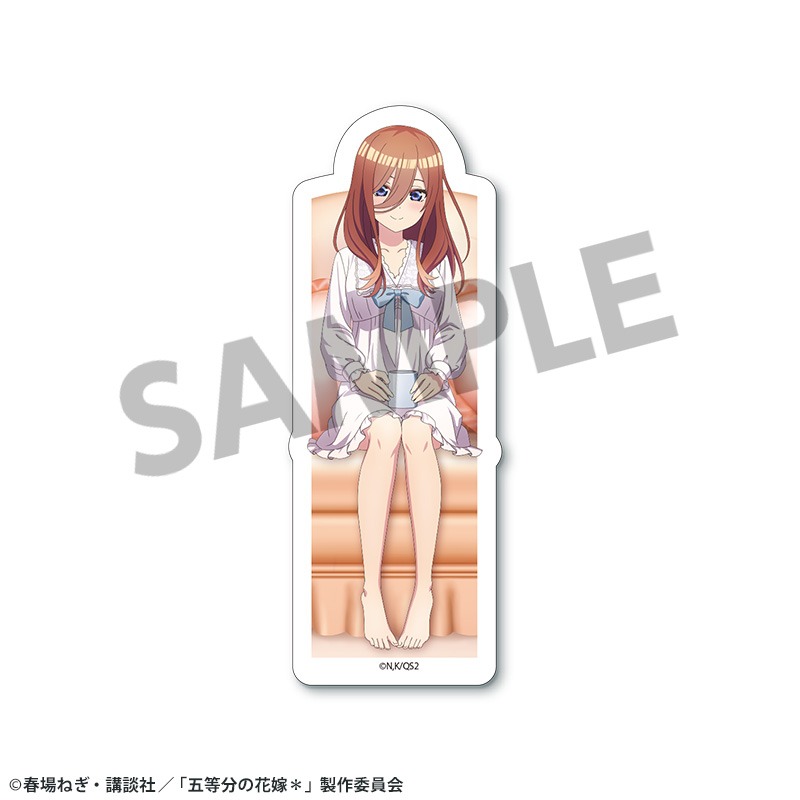 【ホビーストック】五等分の花嫁＊ 描き下ろしダイカットステッカー 中野三玖 ナイトウェア ver.