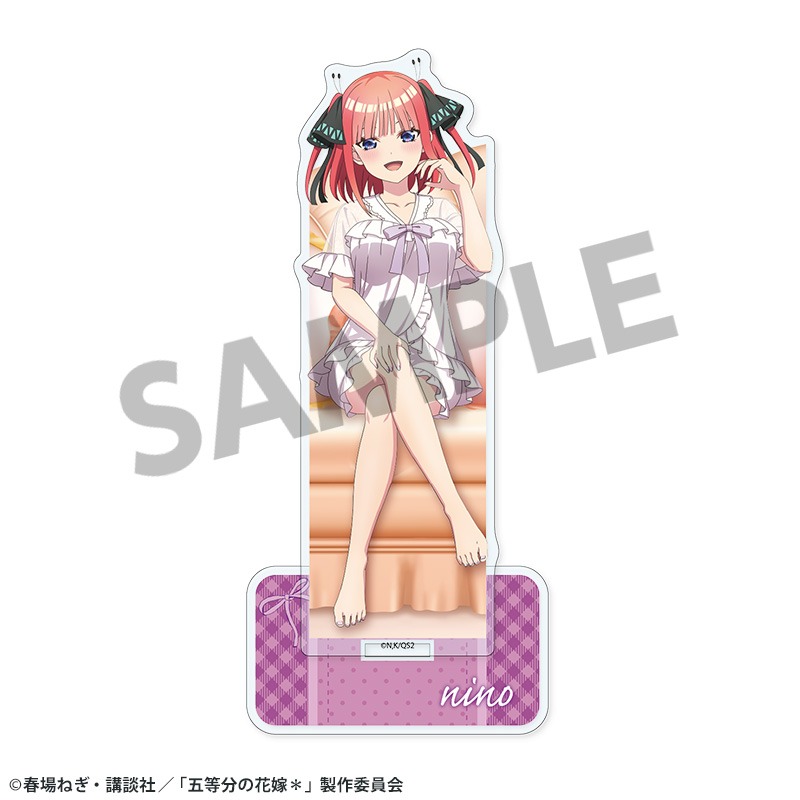 【ホビーストック】五等分の花嫁＊ 描き下ろしアクリルスタンド 中野二乃 ナイトウェア ver.