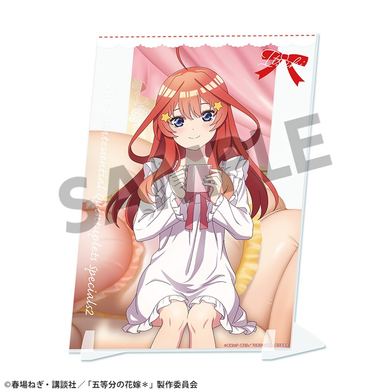 【ホビーストック】五等分の花嫁＊ 描き下ろしビジュアルアクリルプレート 中野五月 ナイトウェア ver.