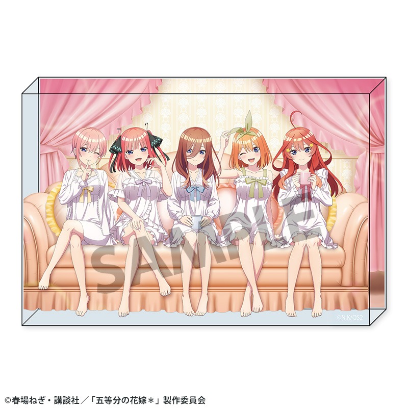 【ホビーストック】五等分の花嫁＊ 描き下ろしアクリルブロック ナイトウェア ver.