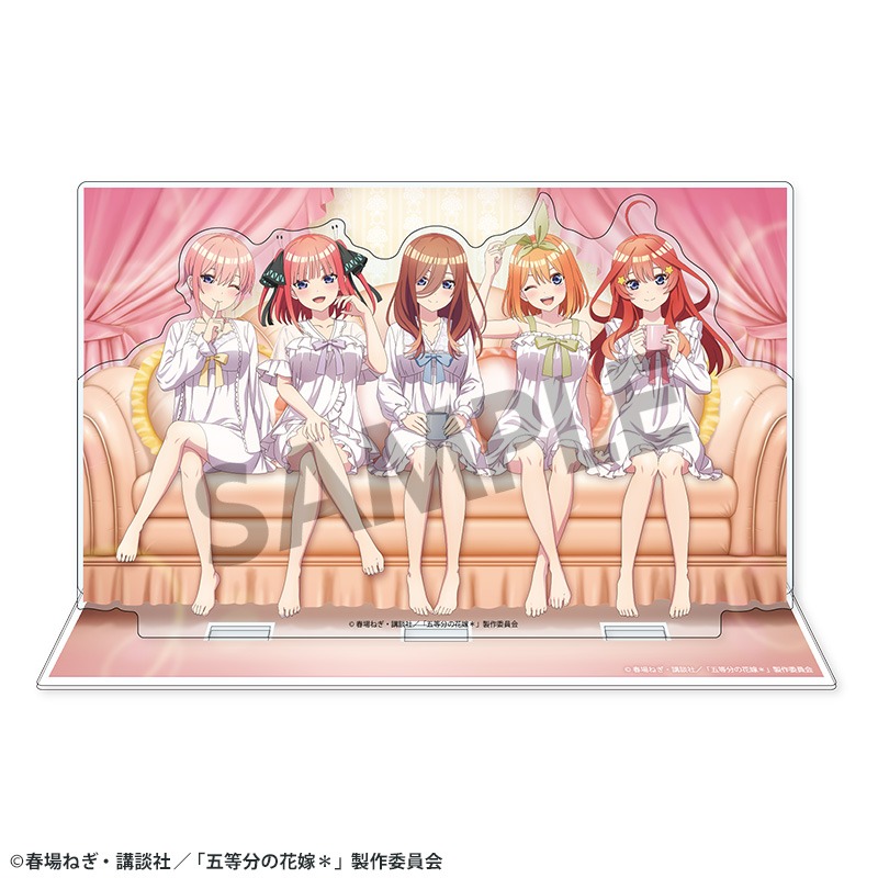 【ホビーストック】五等分の花嫁＊ 背景付き描き下ろしアクリルスタンド ナイトウェア ver.