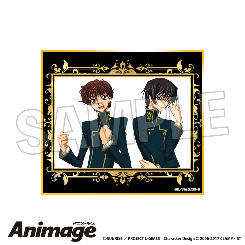 【PROOF】コードギアス 反逆のルルーシュ Animageギラギラ色紙 vol.3 D