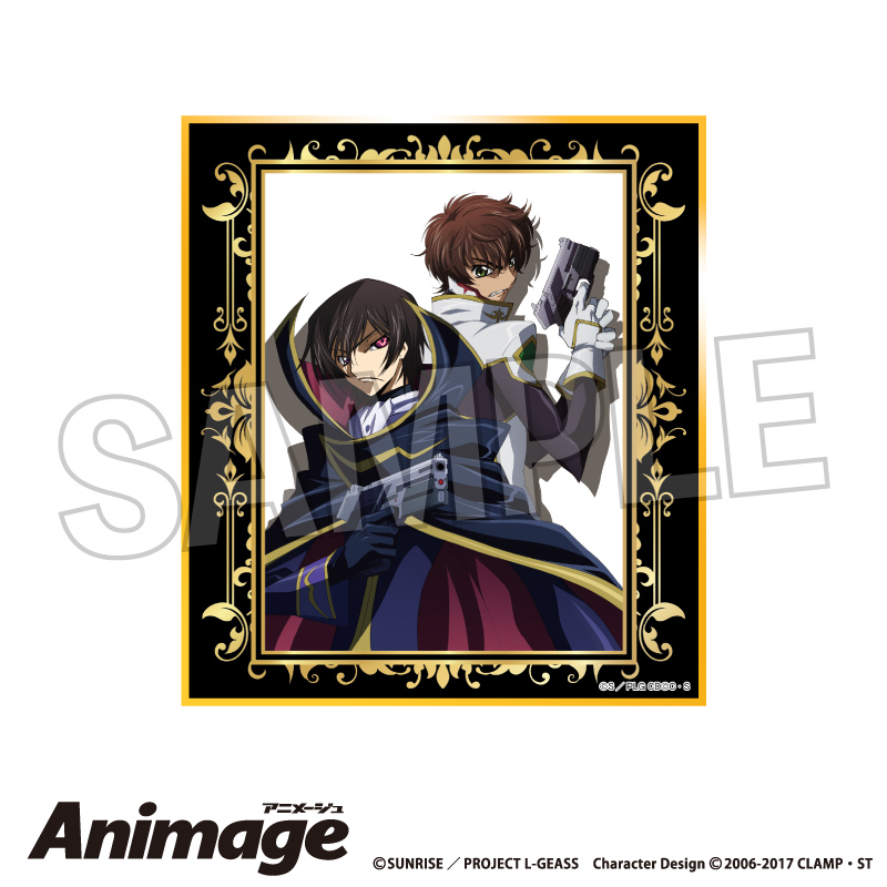 【PROOF】コードギアス 反逆のルルーシュ Animageギラギラ色紙 vol.3 F