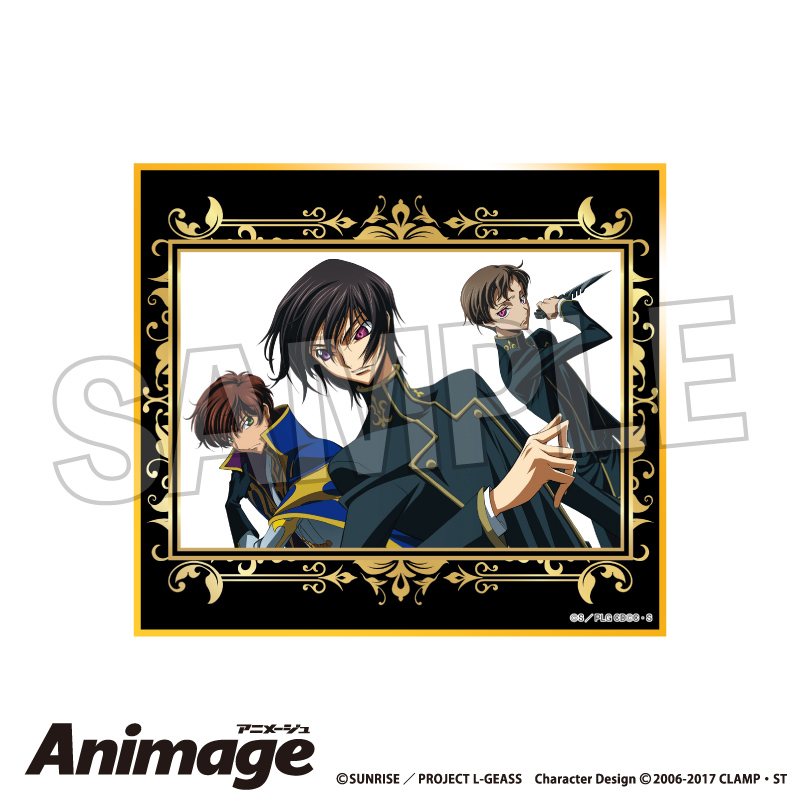 【PROOF】コードギアス 反逆のルルーシュ Animageギラギラ色紙 vol.3 G