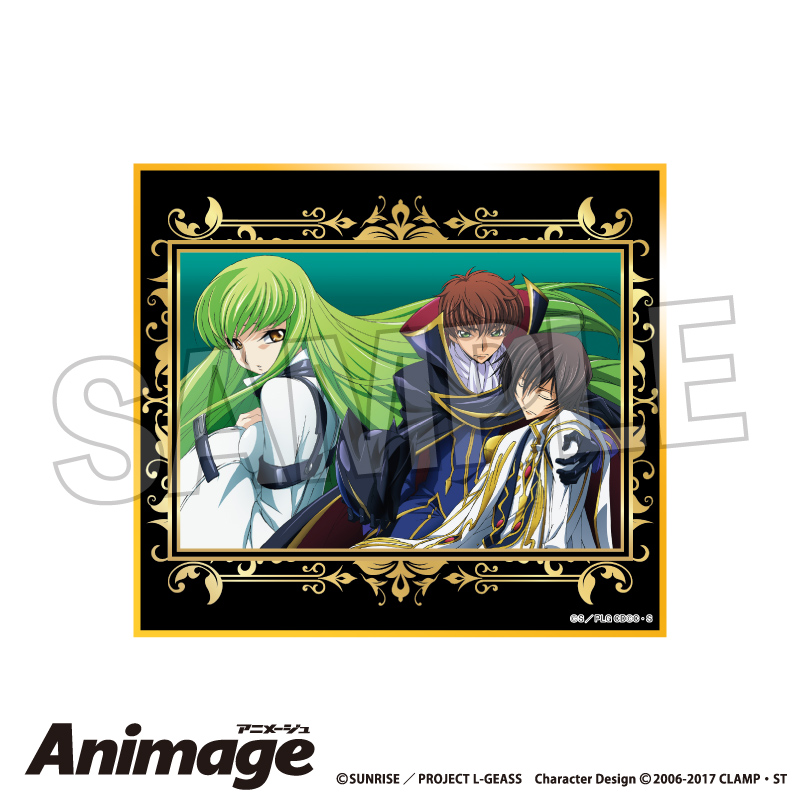 【PROOF】コードギアス 反逆のルルーシュ Animageギラギラ色紙 vol.3 I