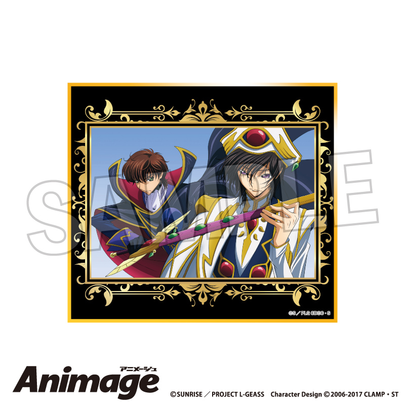 【PROOF】コードギアス 反逆のルルーシュ Animageギラギラ色紙 vol.3 J