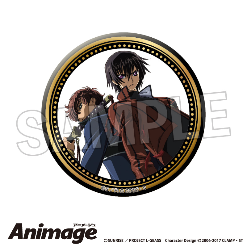 【PROOF】コードギアス 反逆のルルーシュ Animageギラギラ缶バッジ vol.3 A