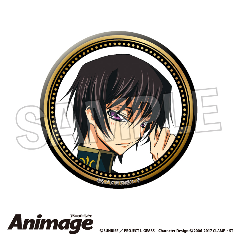 【PROOF】コードギアス 反逆のルルーシュ Animageギラギラ缶バッジ vol.3 D