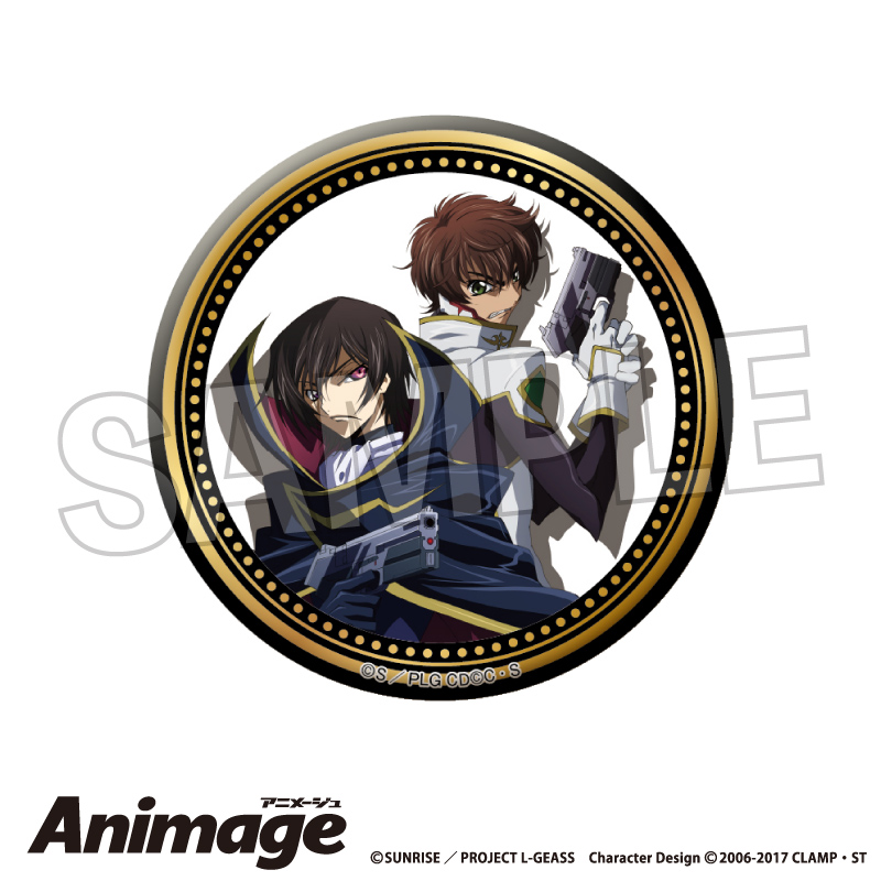 【PROOF】コードギアス 反逆のルルーシュ Animageギラギラ缶バッジ vol.3 G