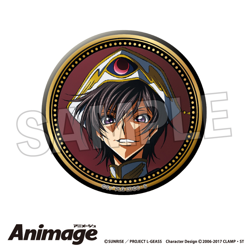 【PROOF】コードギアス 反逆のルルーシュ Animageギラギラ缶バッジ vol.3 K