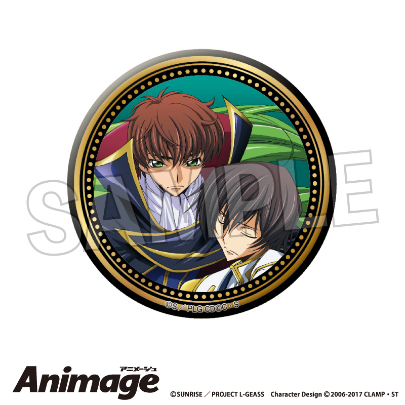 【PROOF】コードギアス 反逆のルルーシュ Animageギラギラ缶バッジ vol.3 M